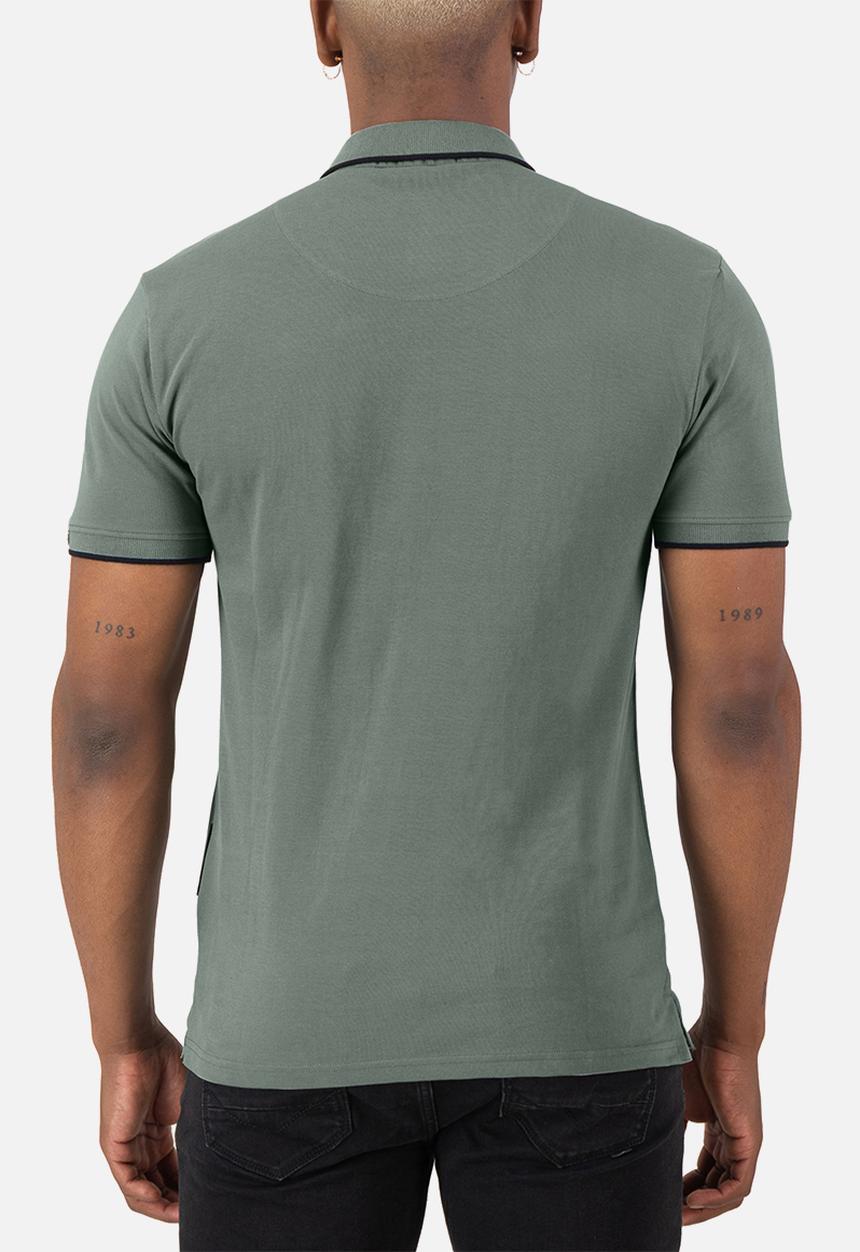 S.P.C.C - Amos Golfer  - Slimline Fit Signature Polos Malachite