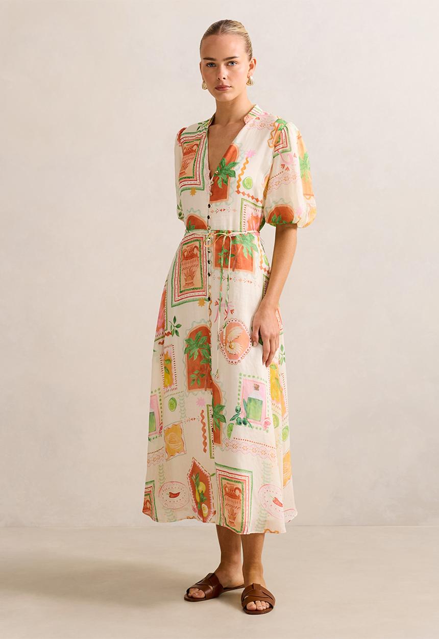 Forever New - Sophie Puff Sleeve Midi Dress