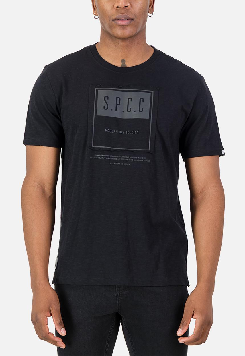S.P.C.C - Aldean Tee  - Black Regular Fit Fashion Tees Black