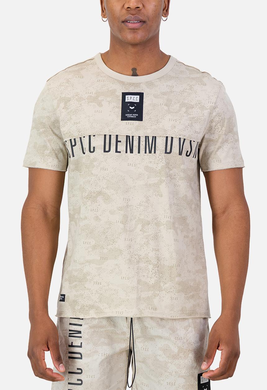 S.P.C.C - Autry Tee - Stone Regular Fit Fashion Tees Parchment