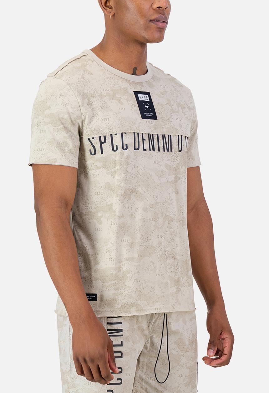 S.P.C.C - Autry Tee - Stone Regular Fit Fashion Tees Parchment