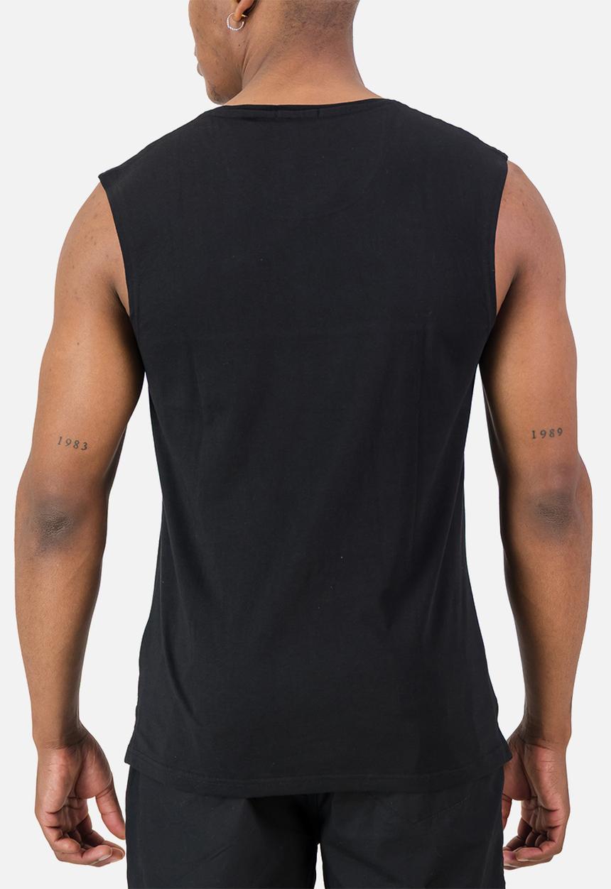 S.P.C.C - Surge Atlas Sleeveless Tee  - Black Regular Fit Signature S/Less Tee Black