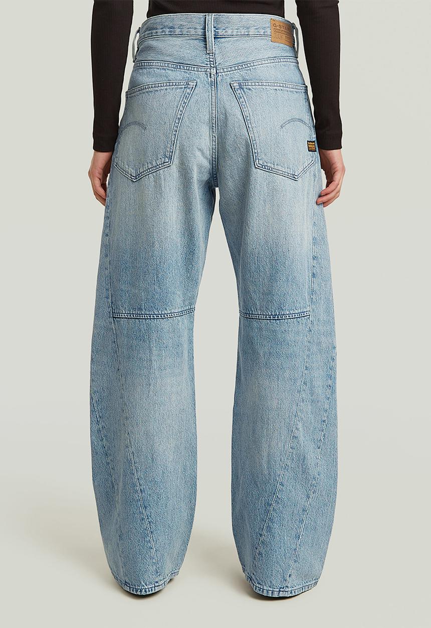 G-STAR - Contor 3D Wide Jeans Wmn - Sun Faded Pacific Blue