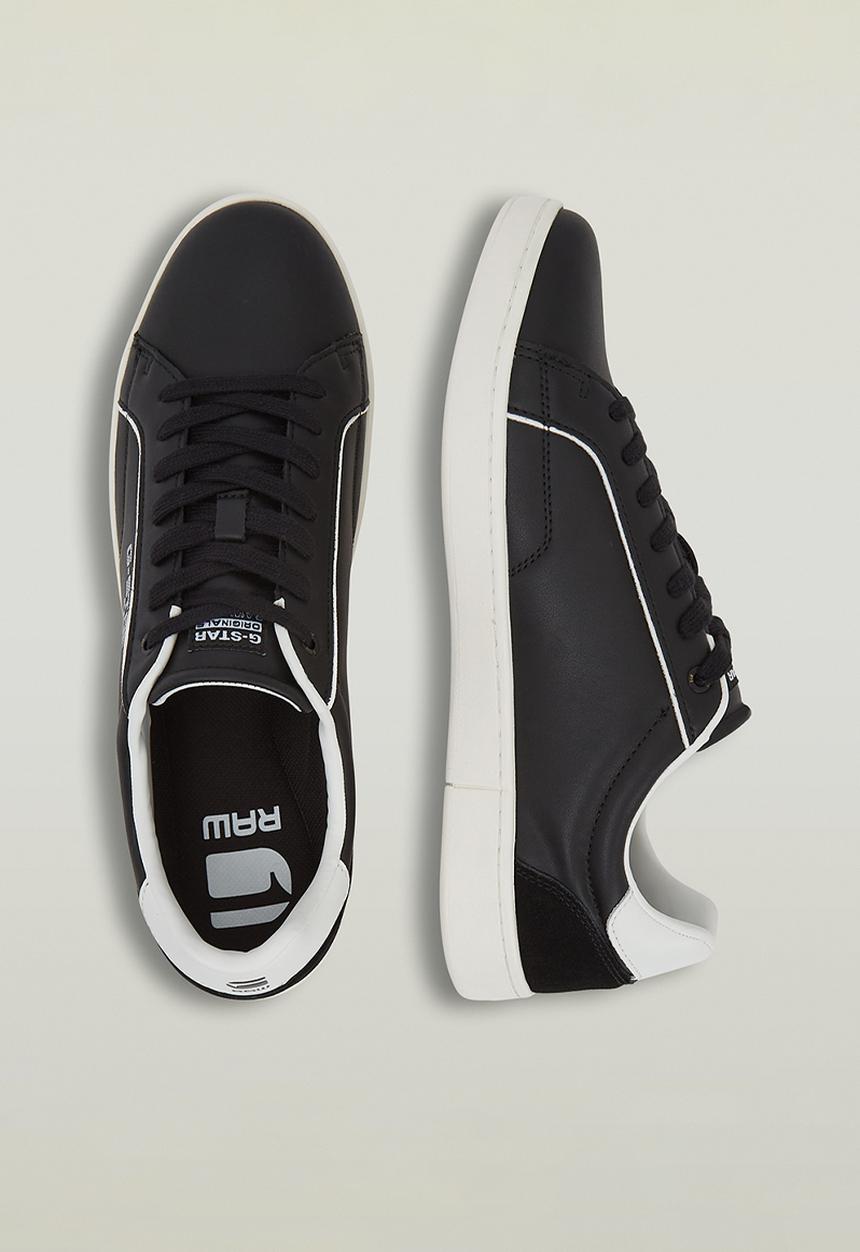 G-STAR - Cadet IV Leather - Black/White