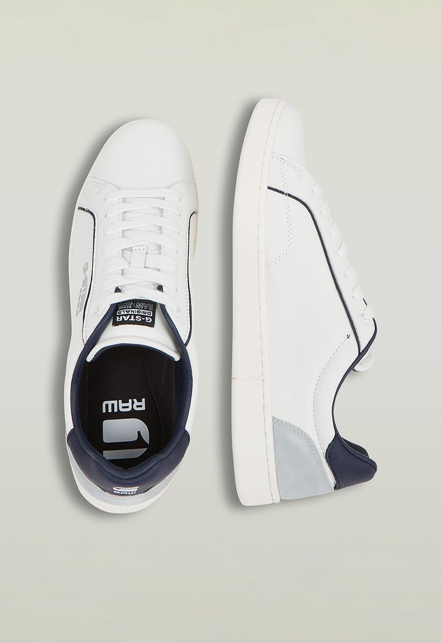 G-STAR - Cadet IV Leather - White/Navy