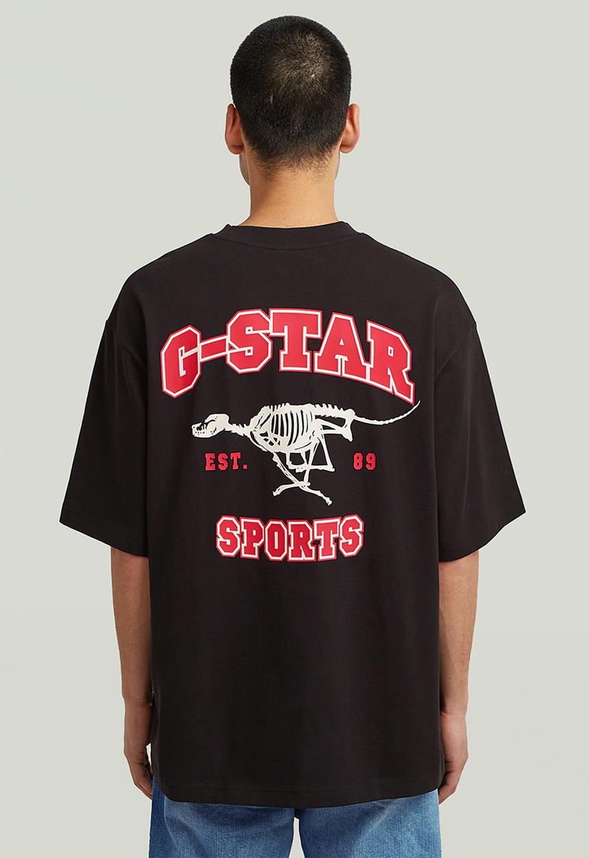 G-STAR - Running Dog Back Gr Boxy R T - Dk Black