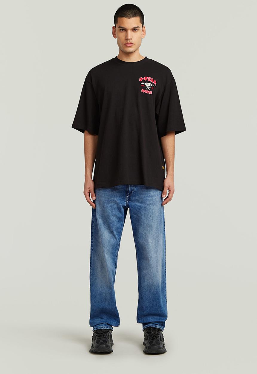 G-STAR - Running Dog Back Gr Boxy R T - Dk Black