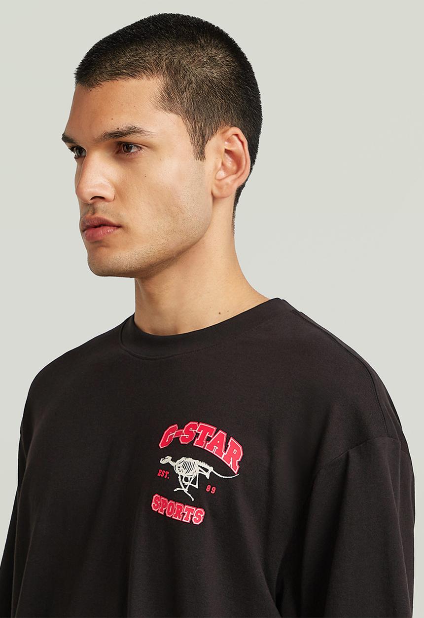 G-STAR - Running Dog Back Gr Boxy R T - Dk Black