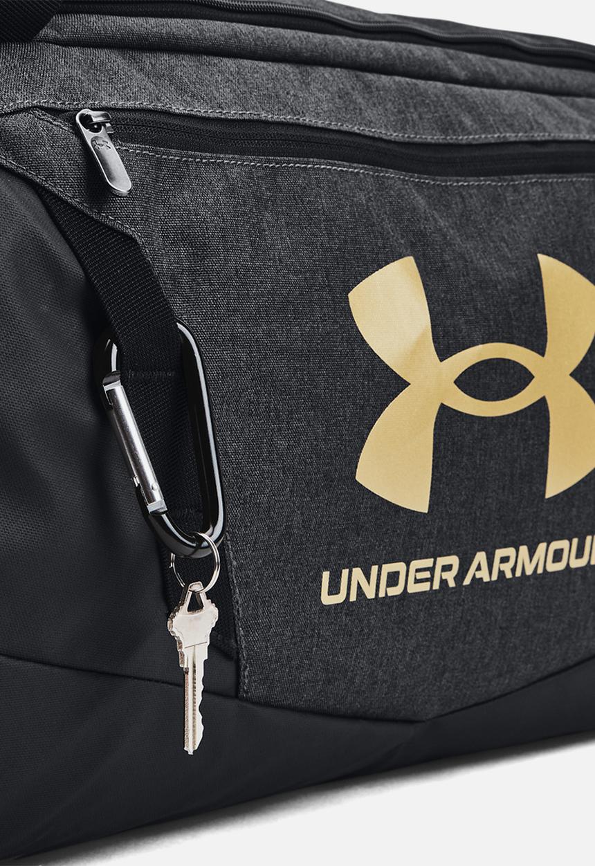 Under Armour - UA Undeniable 5.0 Duffle MD - Black Medium Heather / Black / Metallic Gold