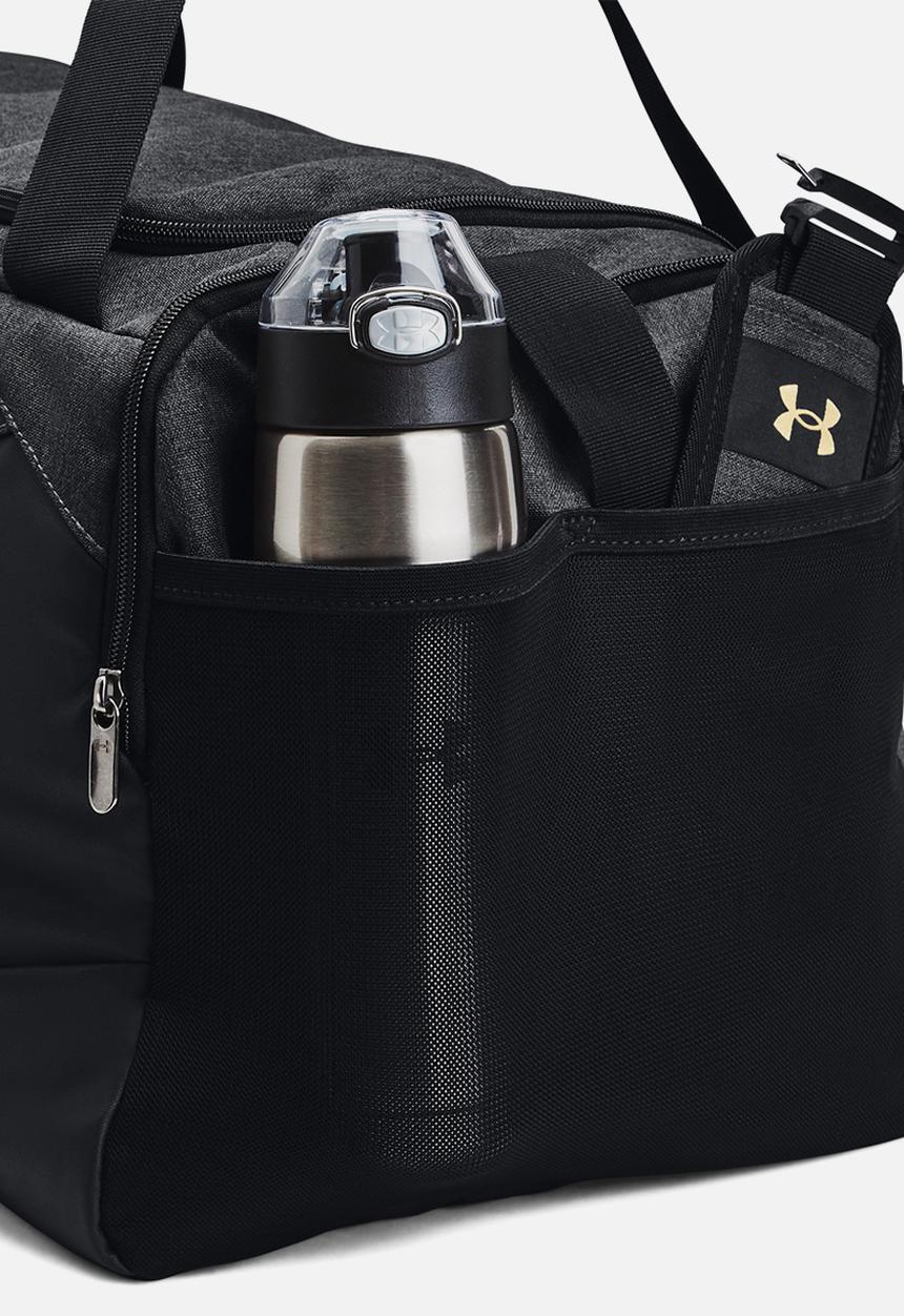 Under Armour - UA Undeniable 5.0 Duffle MD - Black Medium Heather / Black / Metallic Gold
