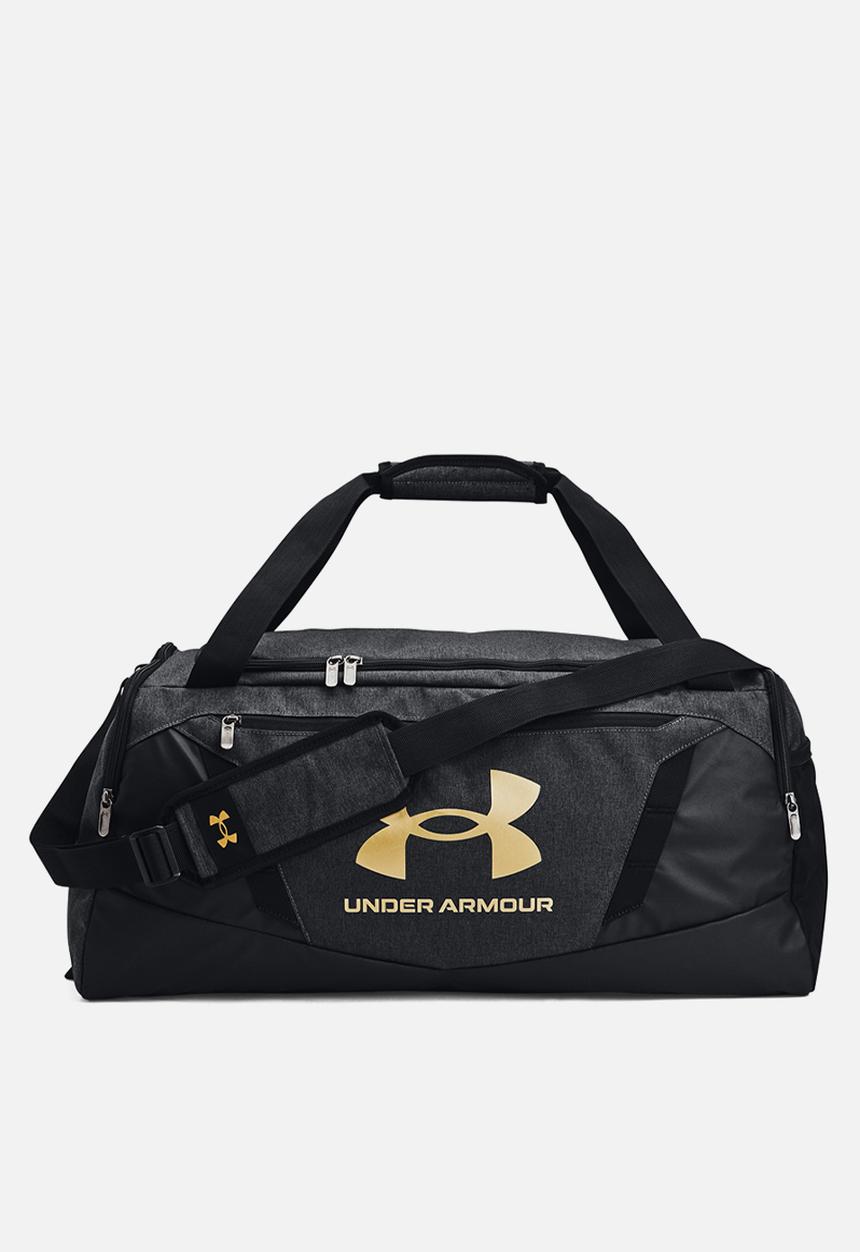 Under Armour - UA Undeniable 5.0 Duffle MD - Black Medium Heather / Black / Metallic Gold