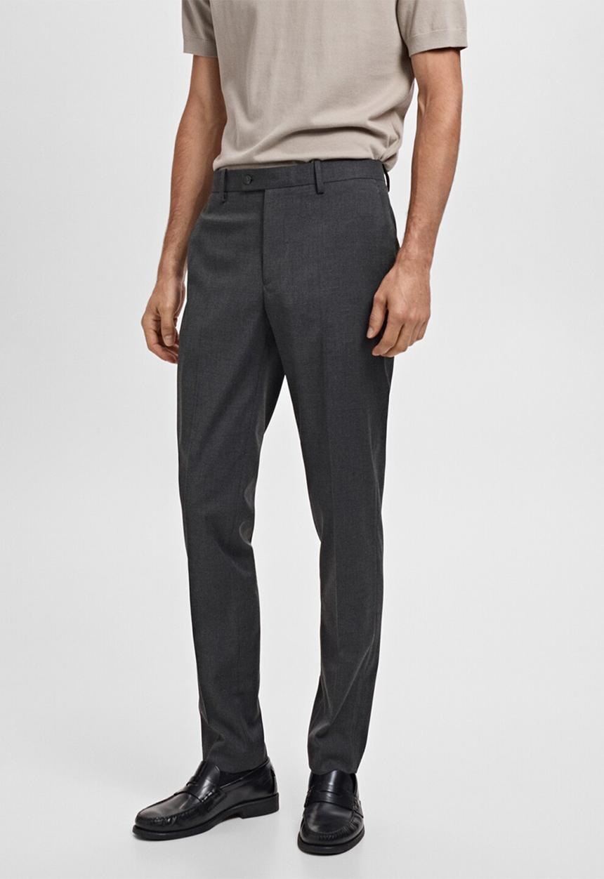 MANGO - Pantalon Milan - Dark Grey