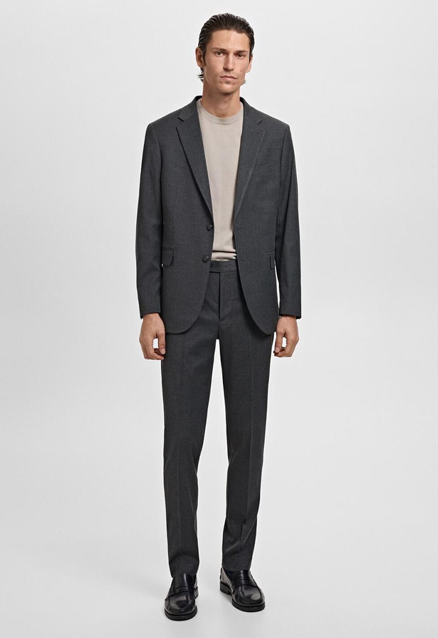 MANGO - Pantalon Milan - Dark Grey