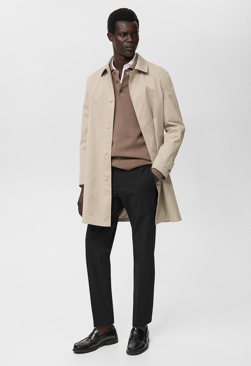MANGO - Pantalon Bologna - Black