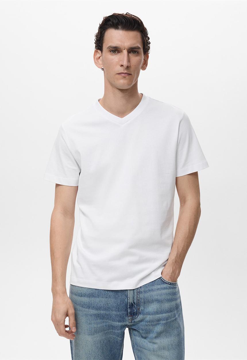 MANGO - Camiseta Chelsea - White