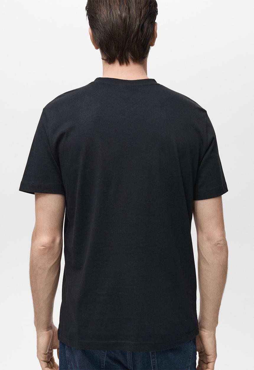 MANGO - Camiseta Chelsea - Black