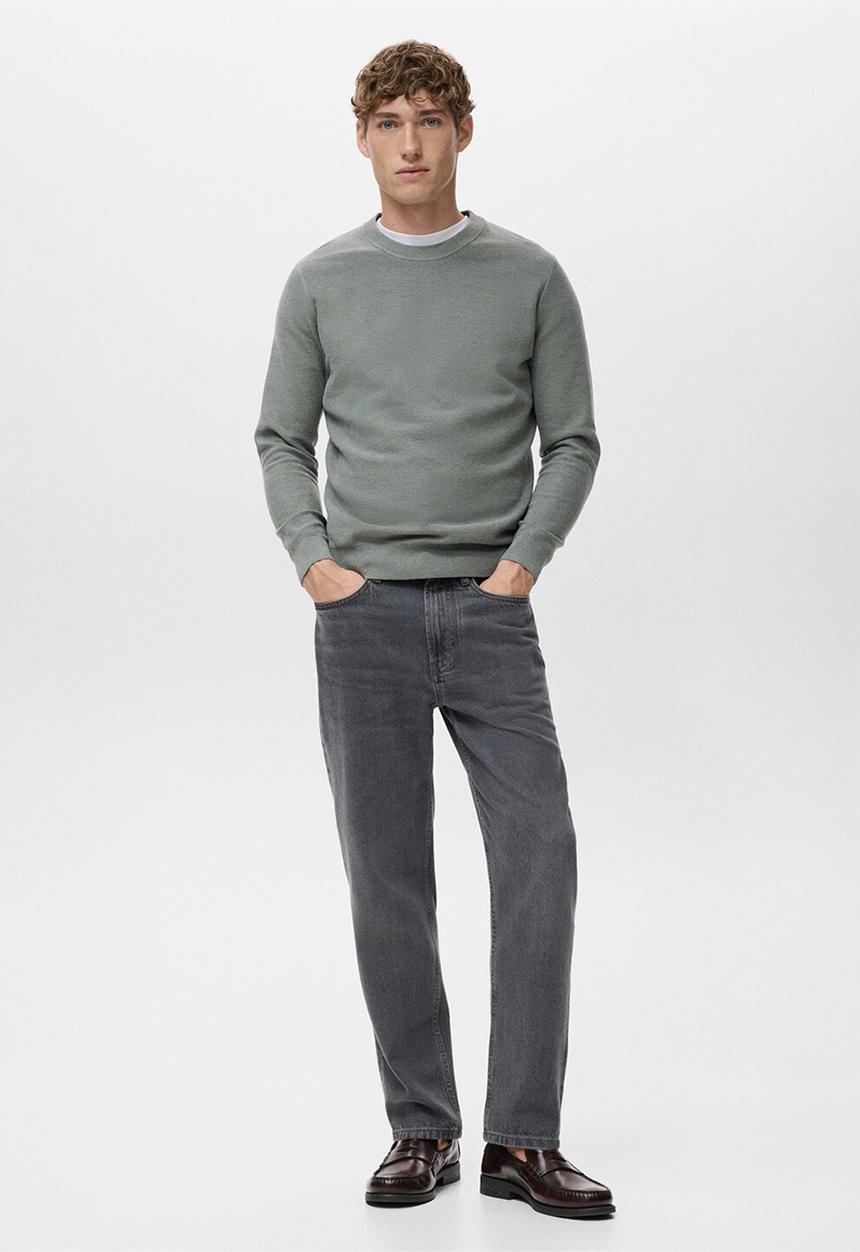 MANGO - Jersey Ten - Medium Green