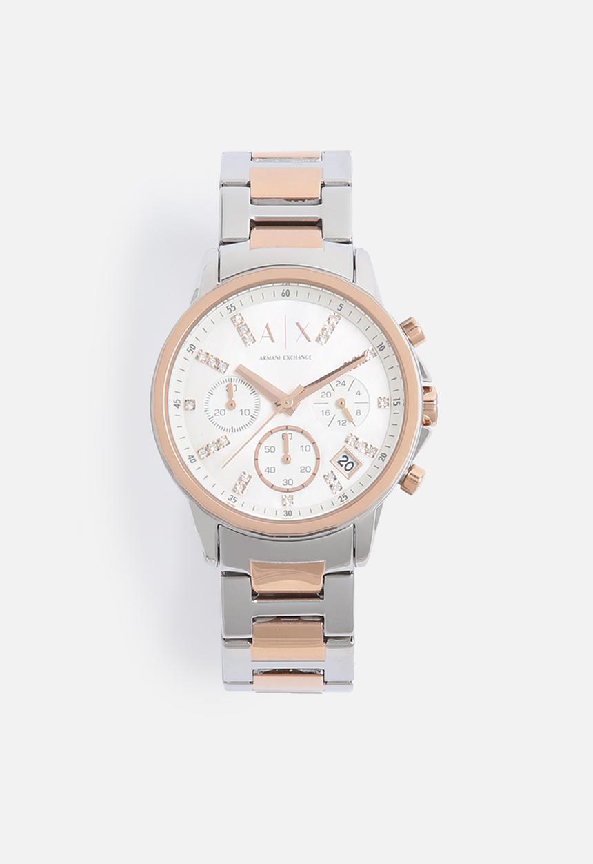 Armani Exchange - Dress watch 9 - CORE silver rose