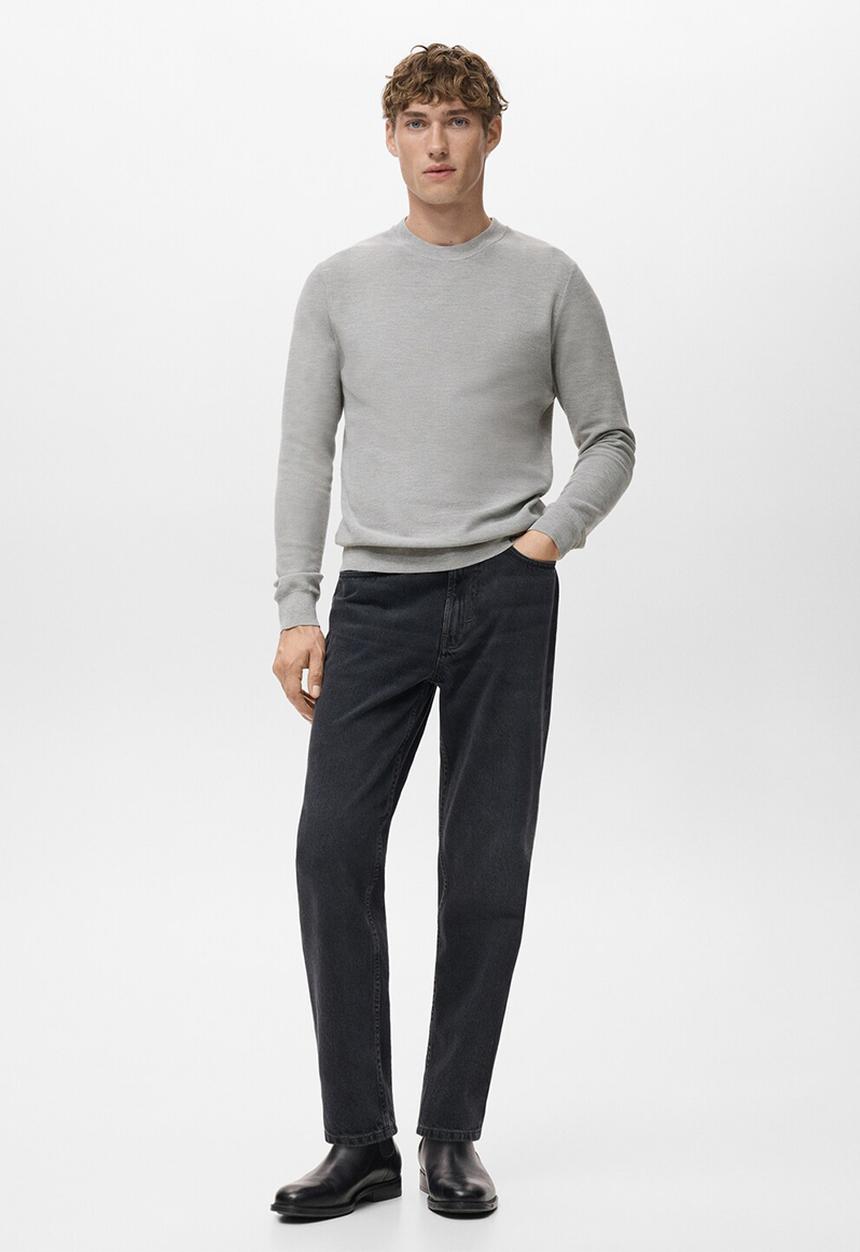 MANGO - Jersey Ten - Medium Grey