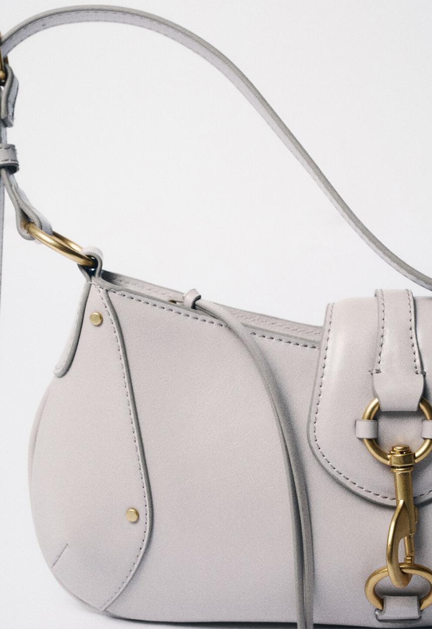 MANGO - Amazona shoulder bag-beige
