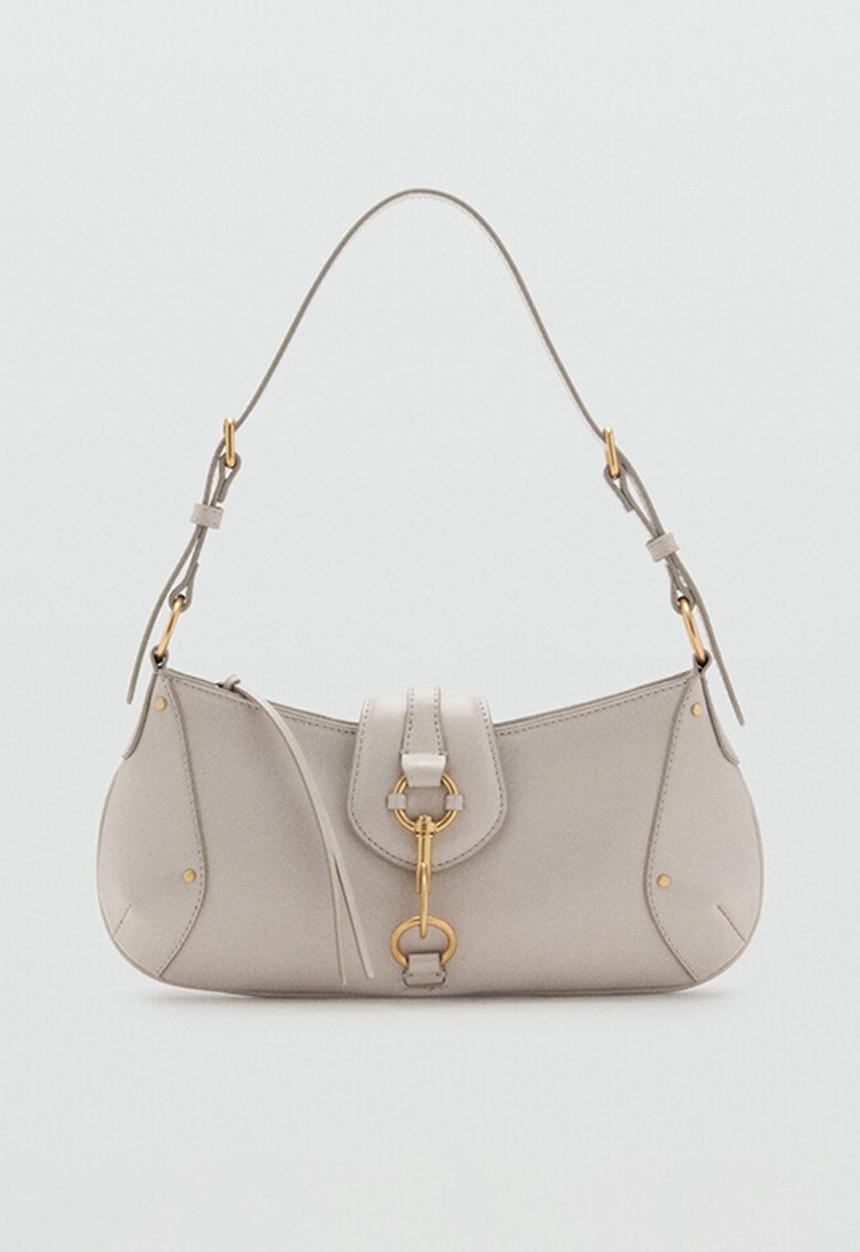 MANGO - Amazona shoulder bag-beige