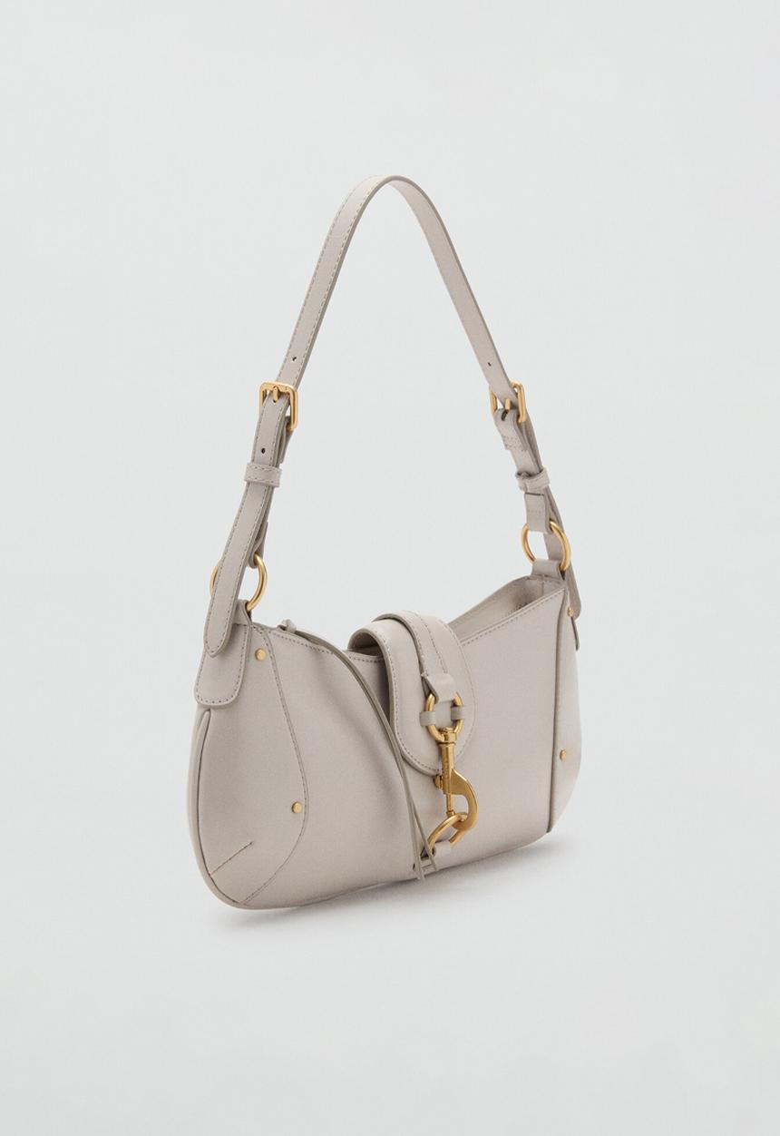 MANGO - Amazona shoulder bag-beige