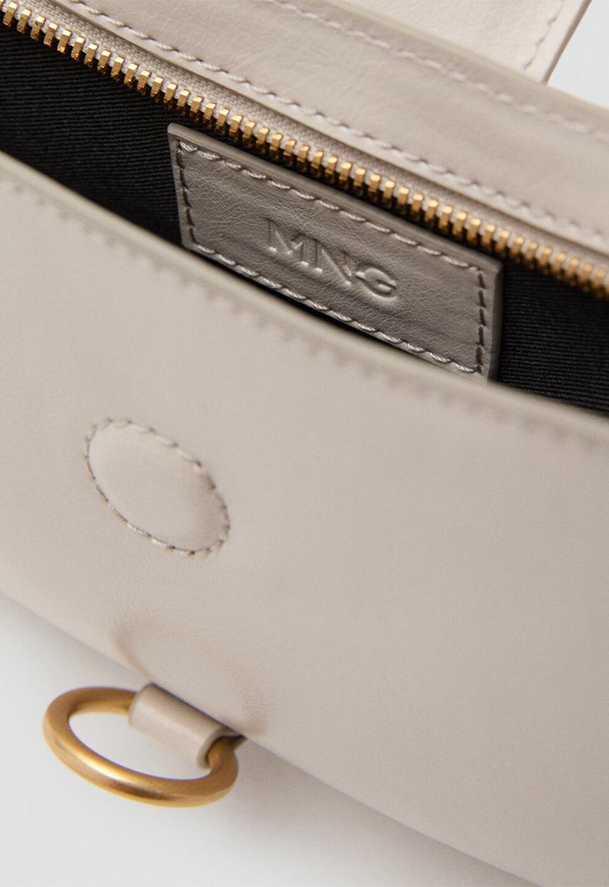 MANGO - Amazona shoulder bag-beige