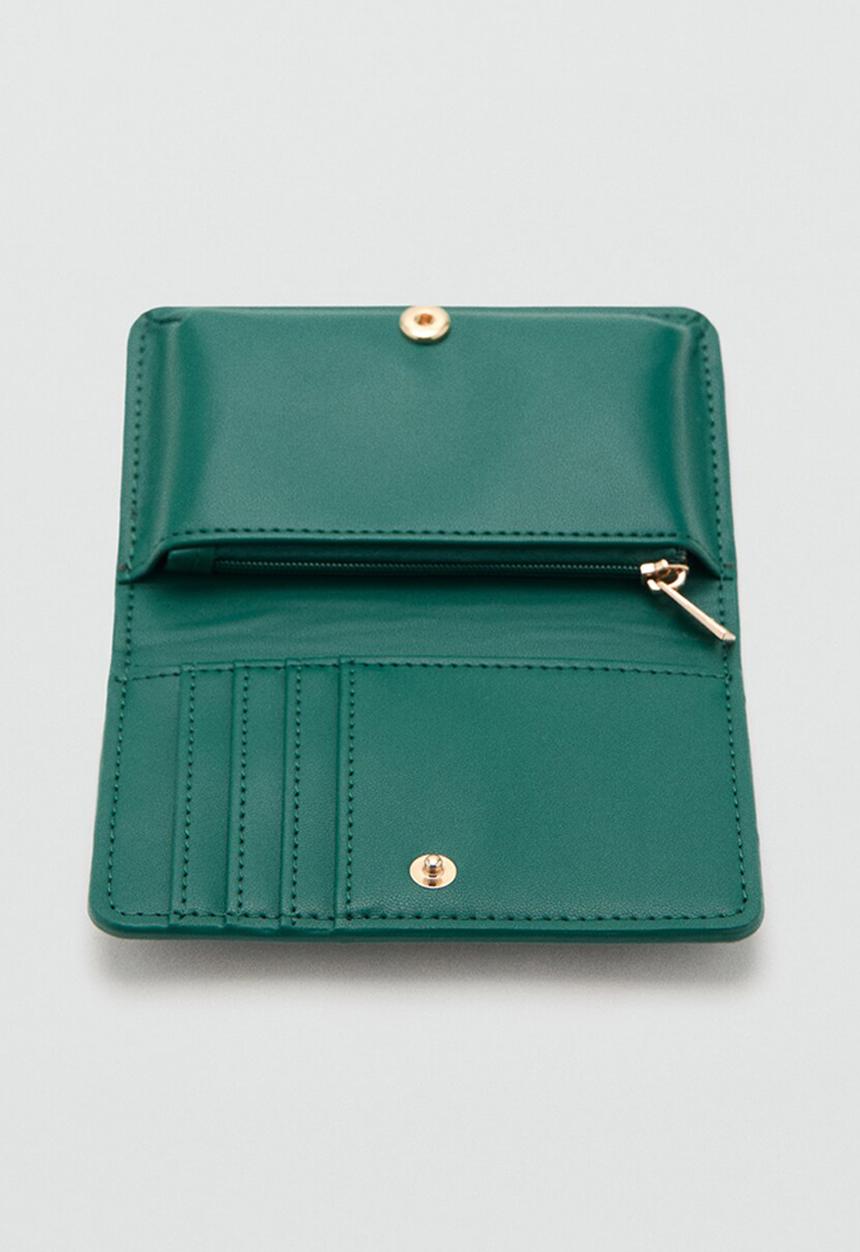 MANGO - Billetera P Burgos Wallet- Green