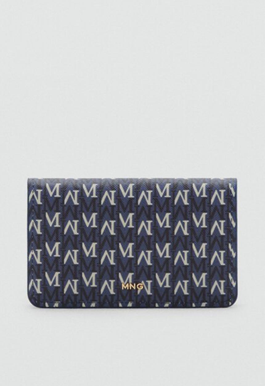 MANGO - Billetera P Burgos Wallet- Navy