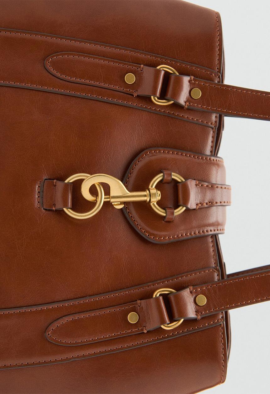 MANGO - Amazona citybag-brown