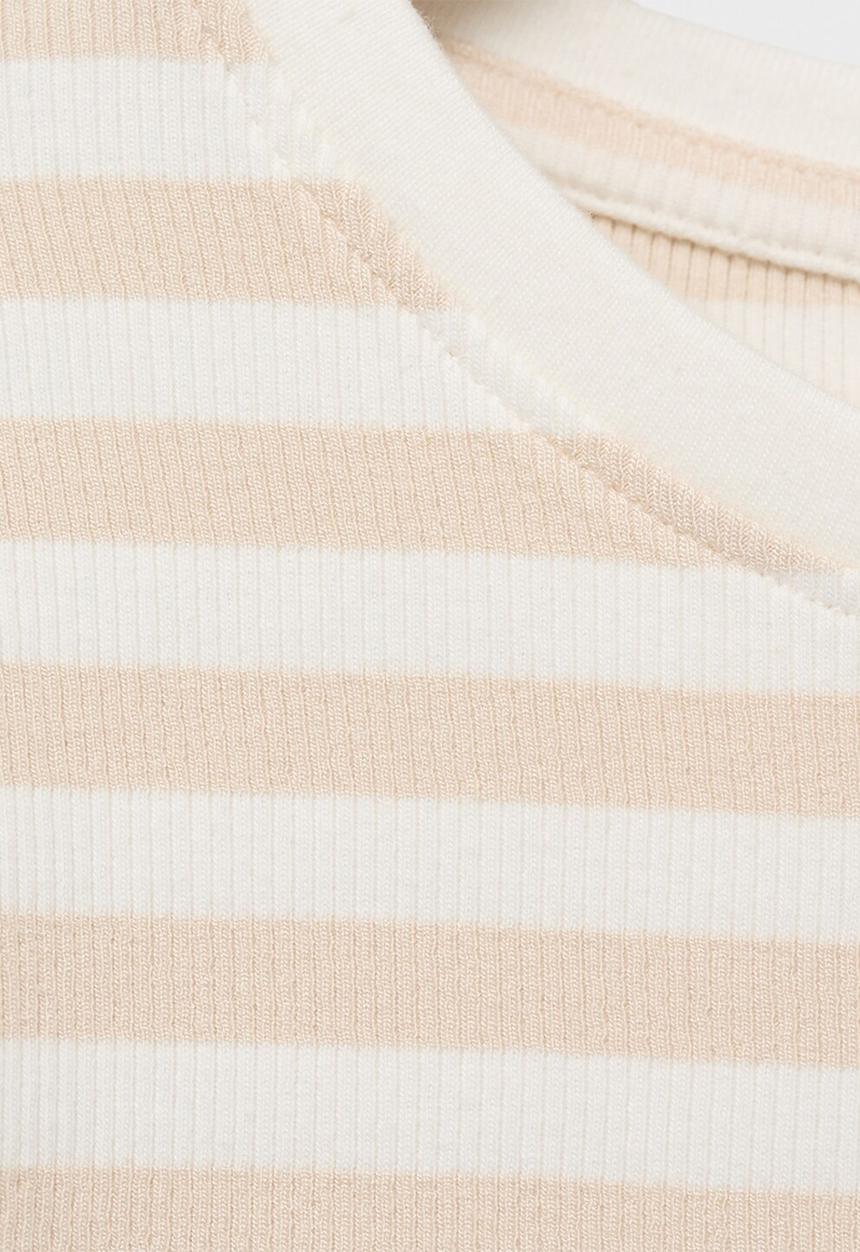 MANGO - Rory t -shirt  - sand