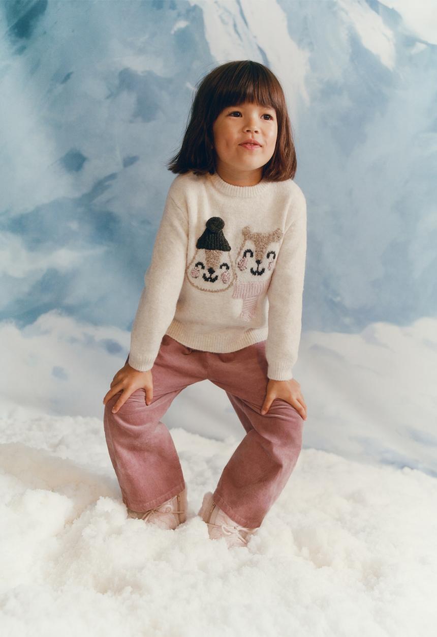 MANGO - Sweater squirrel  - brown