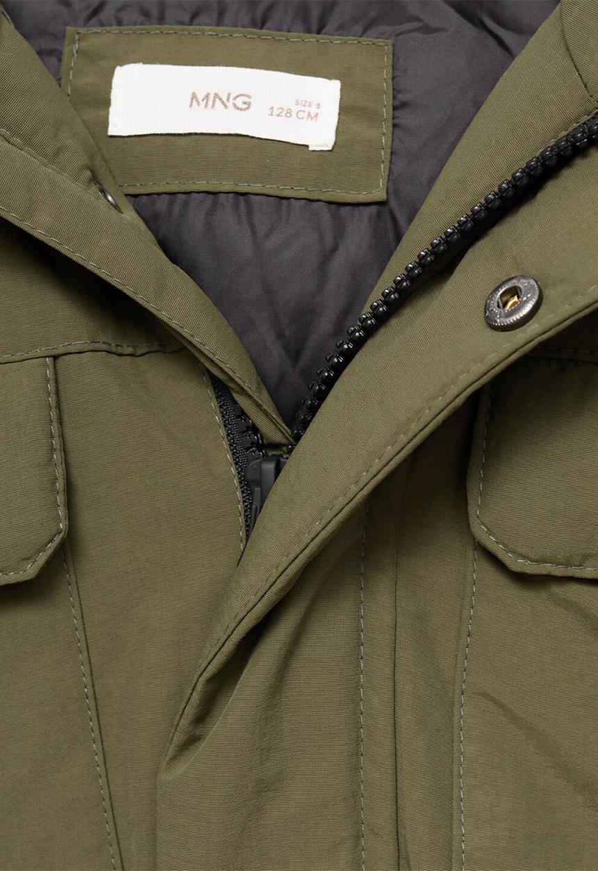 MANGO - Fernando pull over jacket - khaki