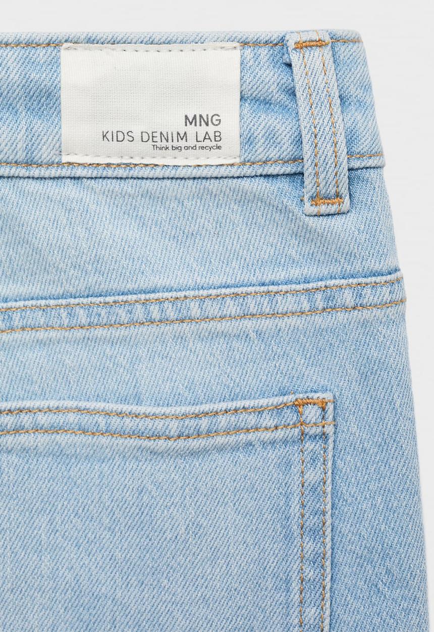 MANGO - Jeans Regular - Open Blue