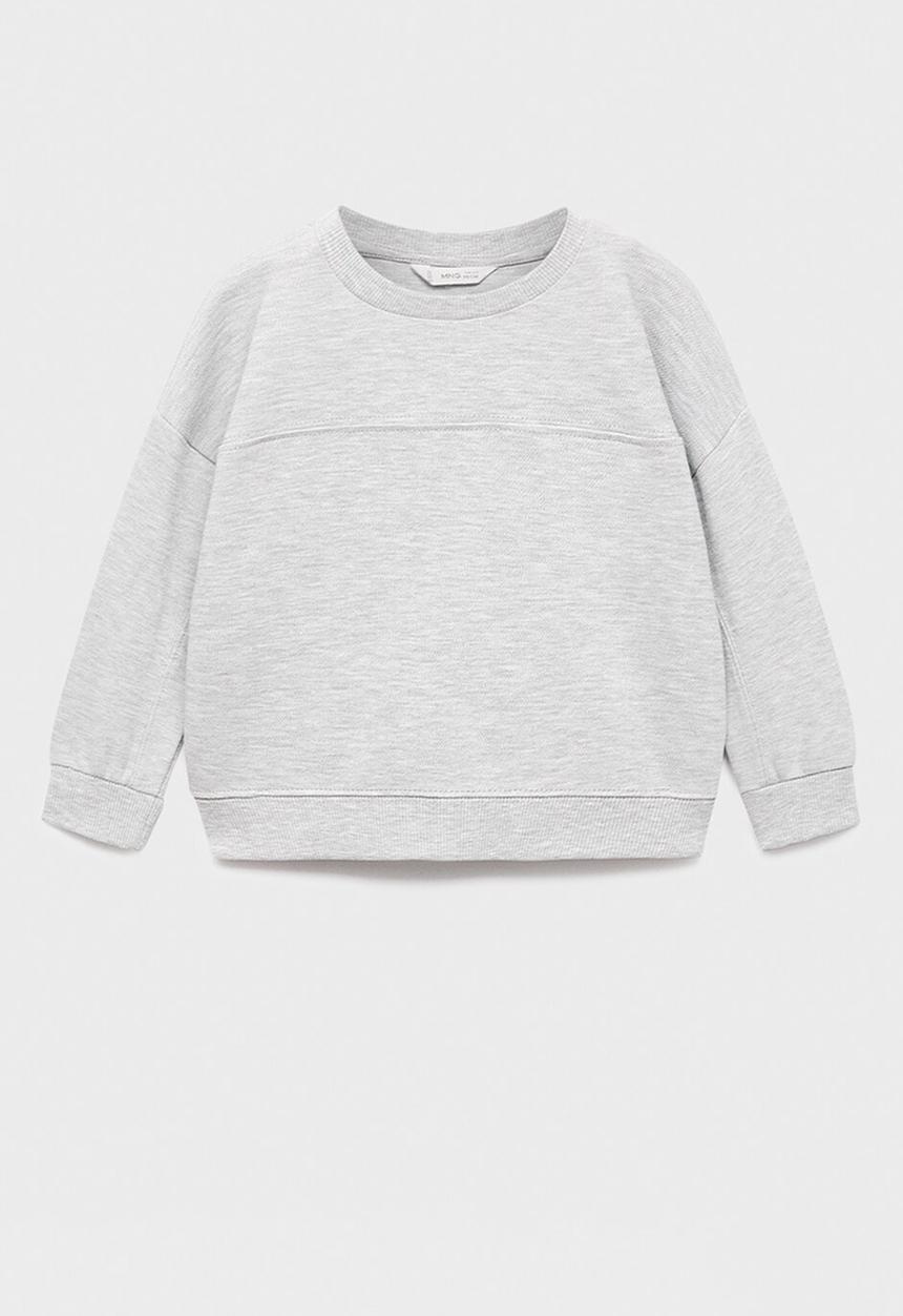 MANGO - Sweatshirt  pique - grey