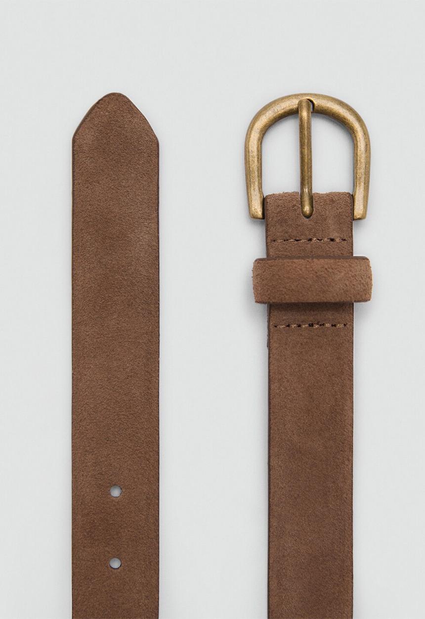 MANGO - Belt dave - brown