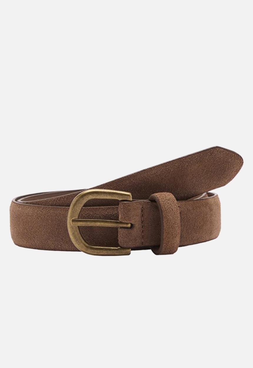 MANGO - Belt dave - brown