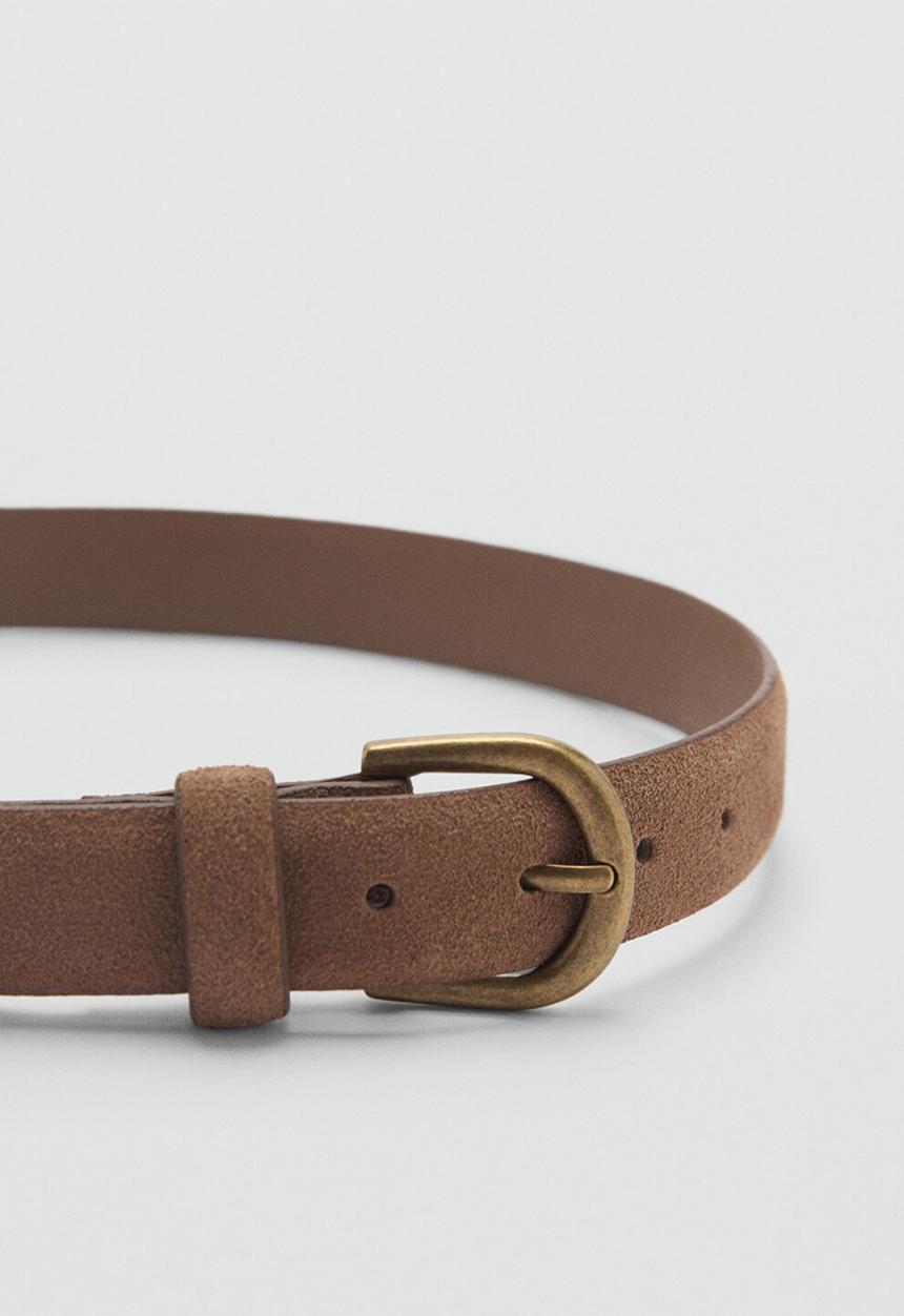MANGO - Belt dave - brown