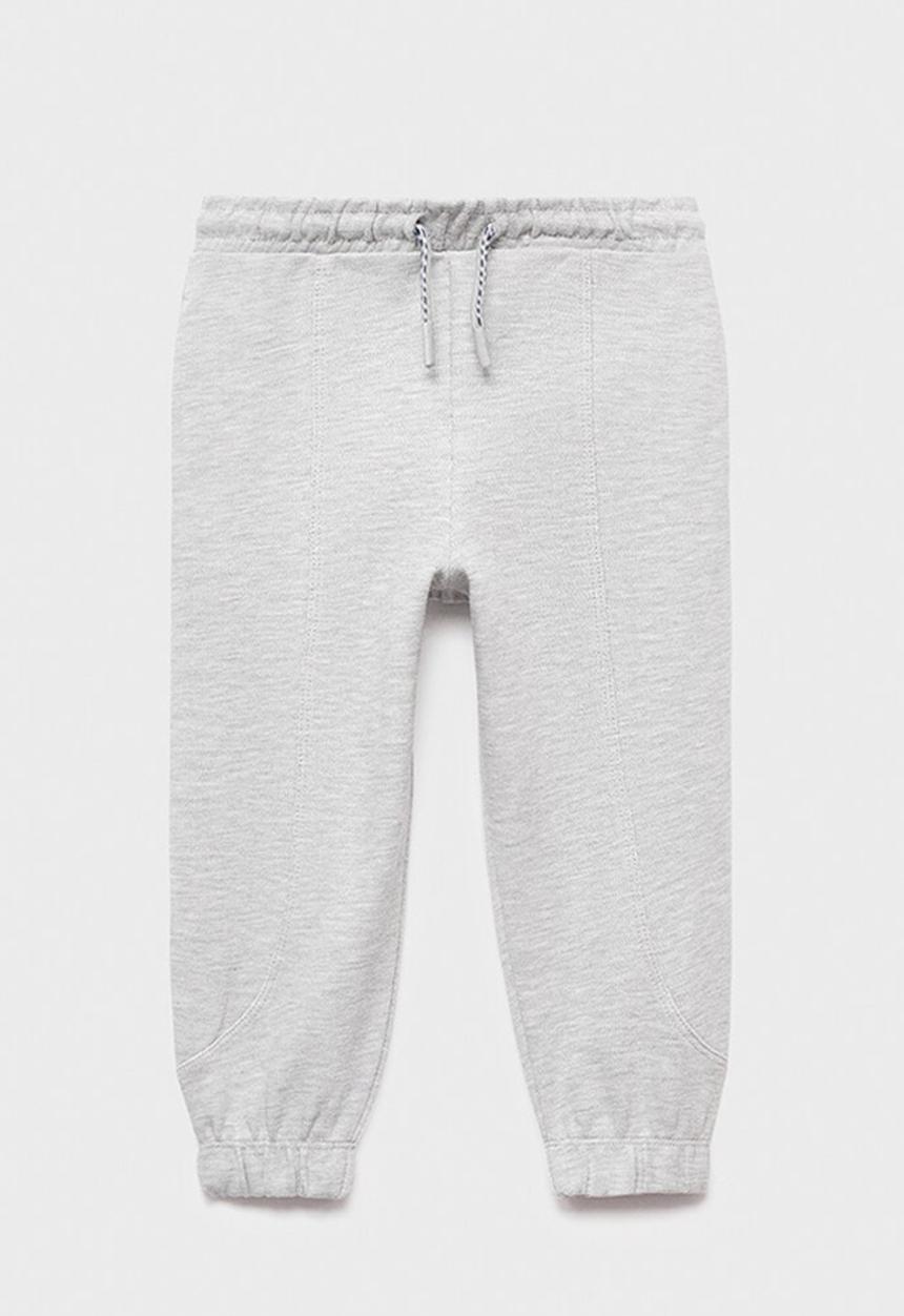 MANGO - Joggers with elastic waist - grey