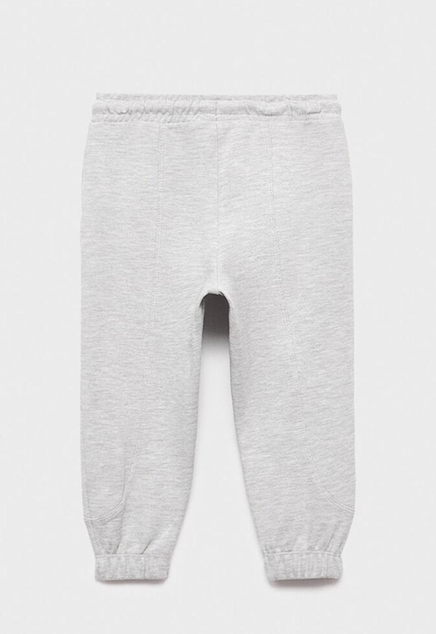 MANGO - Joggers with elastic waist - grey