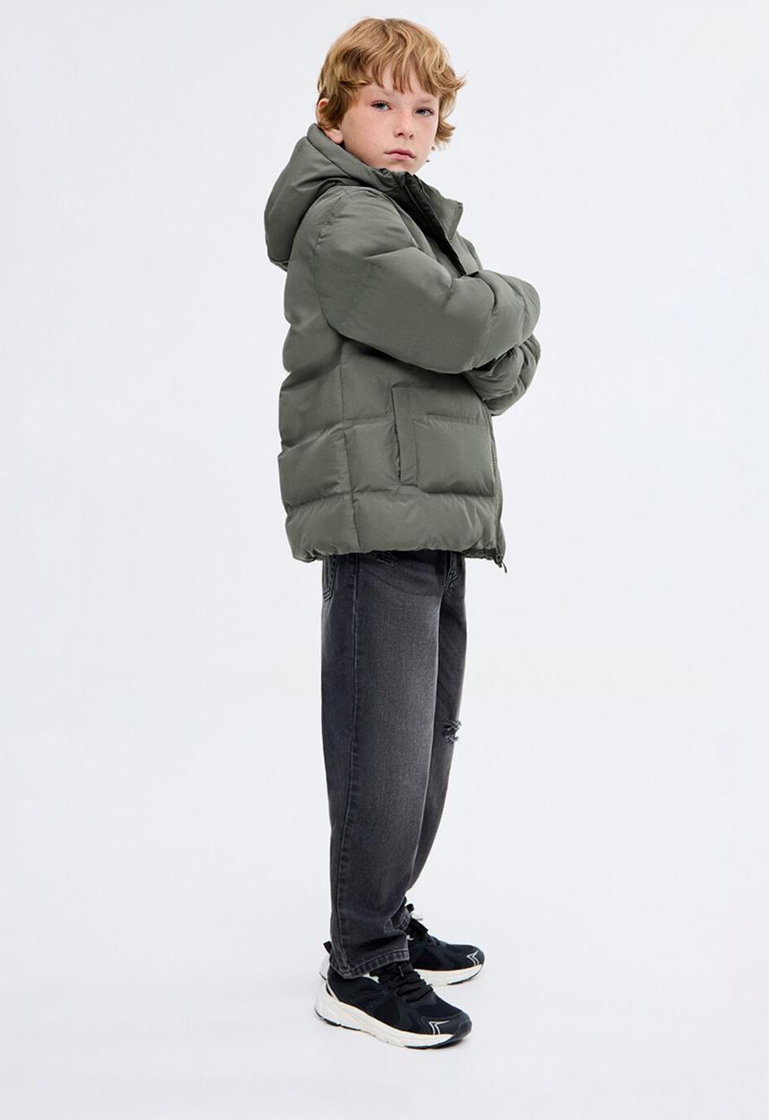 MANGO - Africa  pull over jacket - pastel green