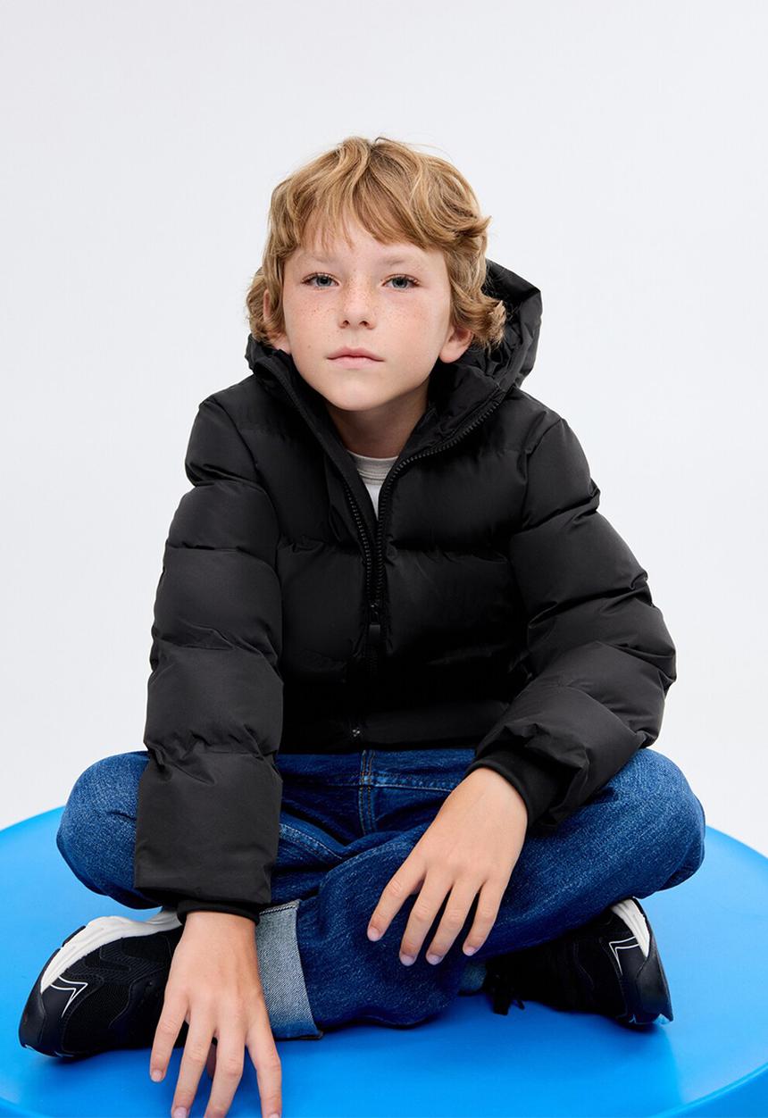 MANGO - Africa pull over jacket - black