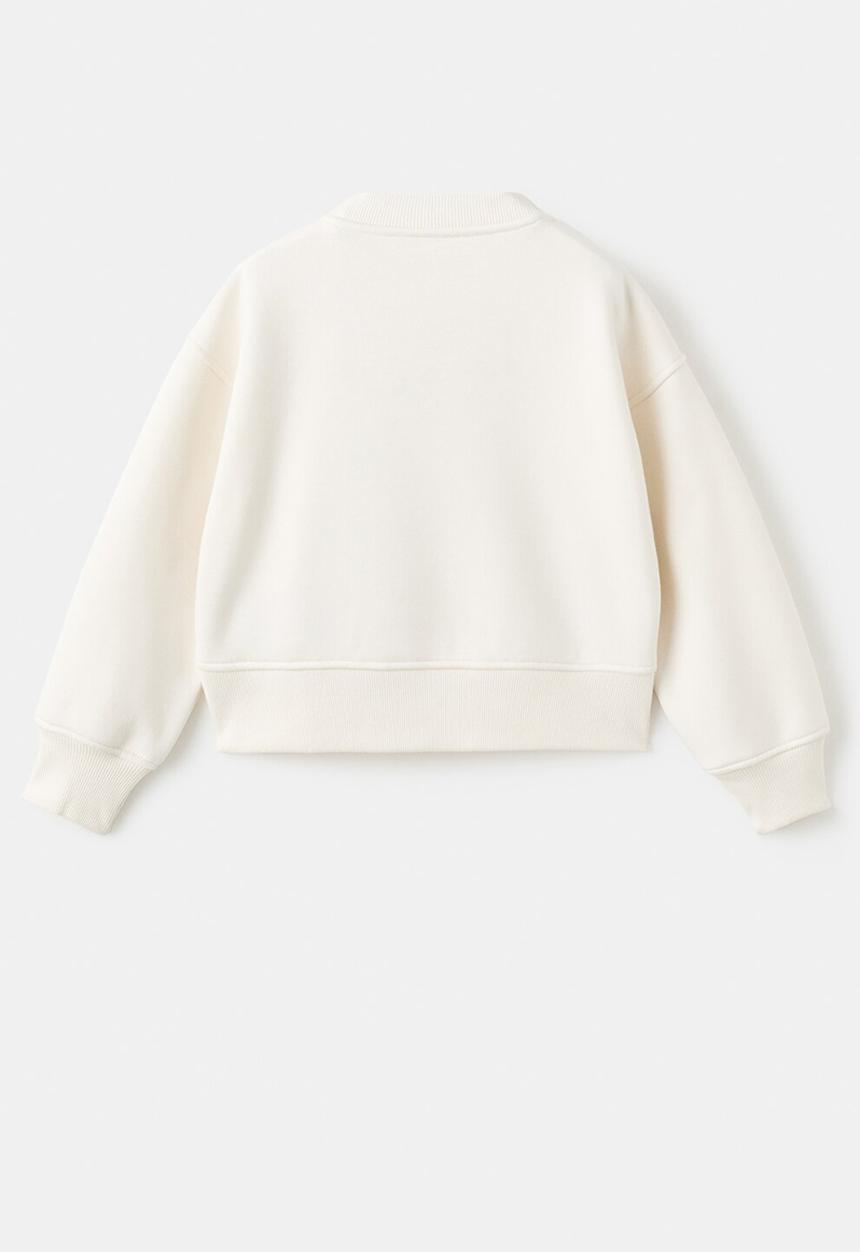 MANGO - Sweatshirt night - white