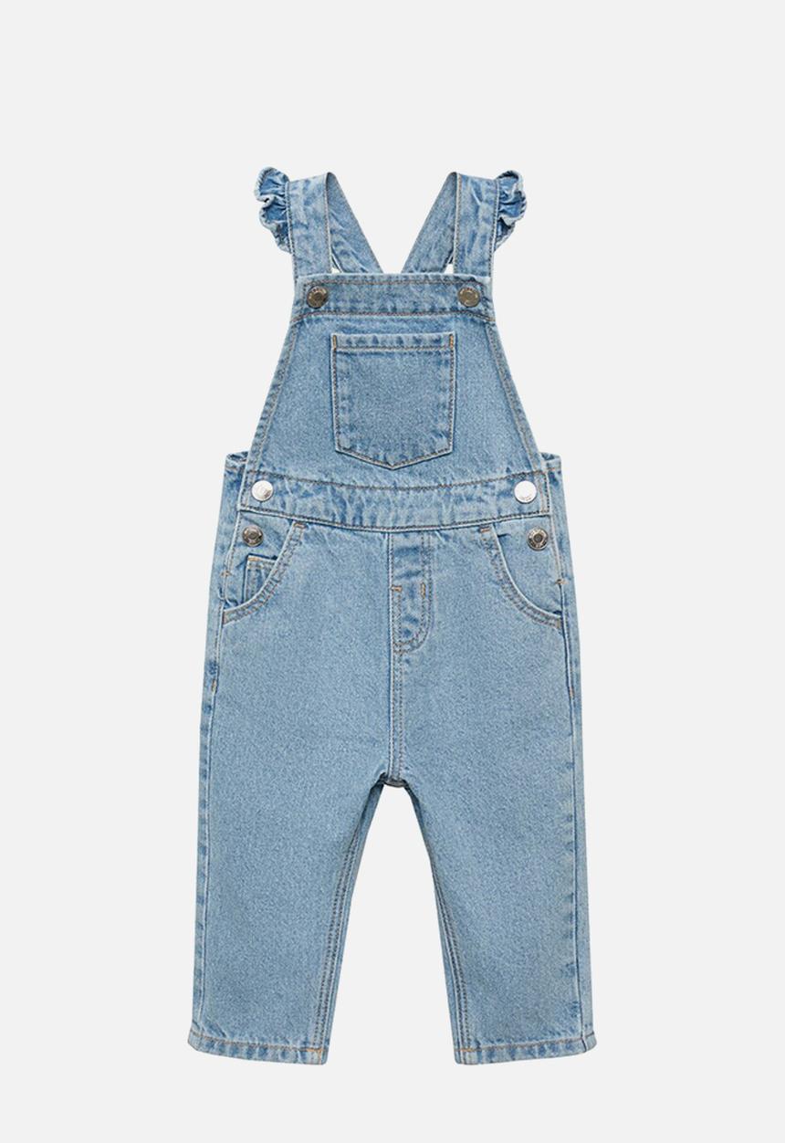 MANGO - Overall emille - open blue