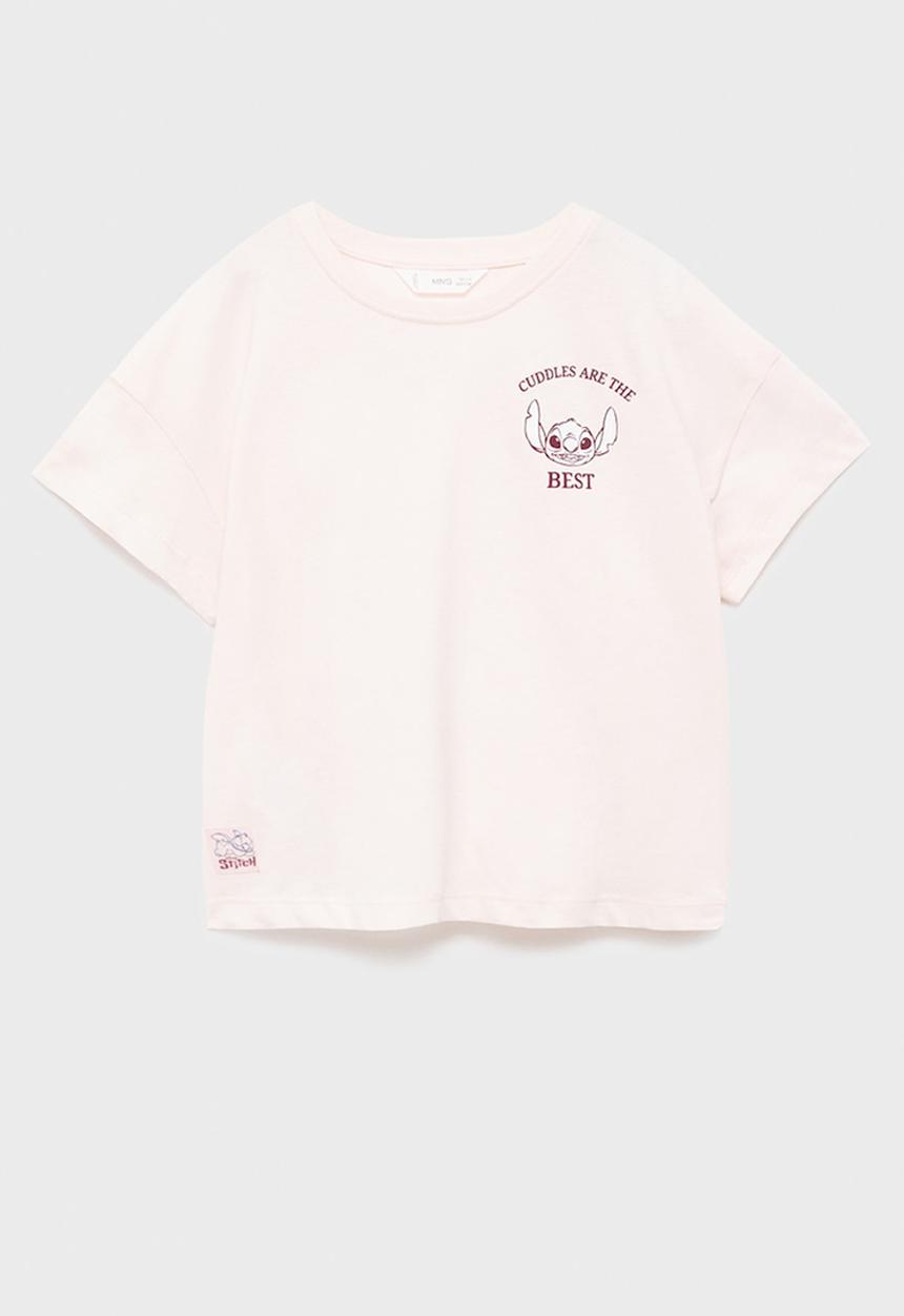 MANGO - T-shirt stibest - pink