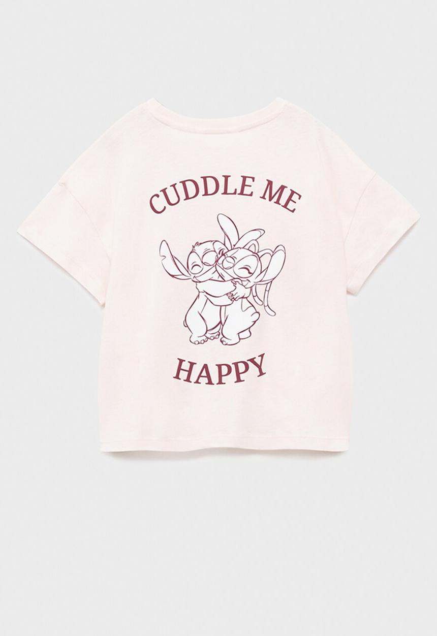 MANGO - T-shirt stibest - pink