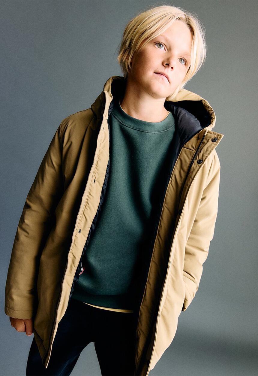 MANGO - Steve pull over jacket - brown