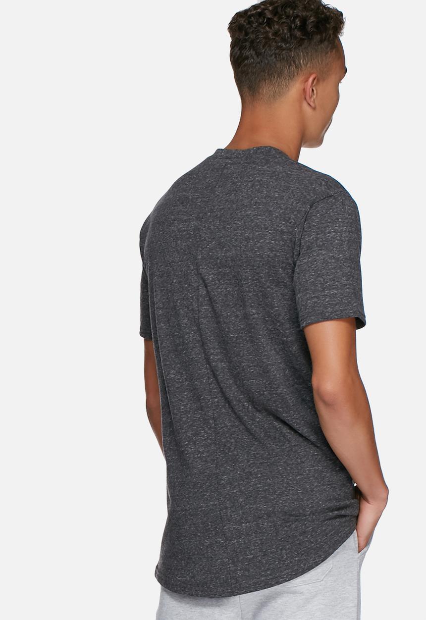 basicthread - Loopback curved hem tee