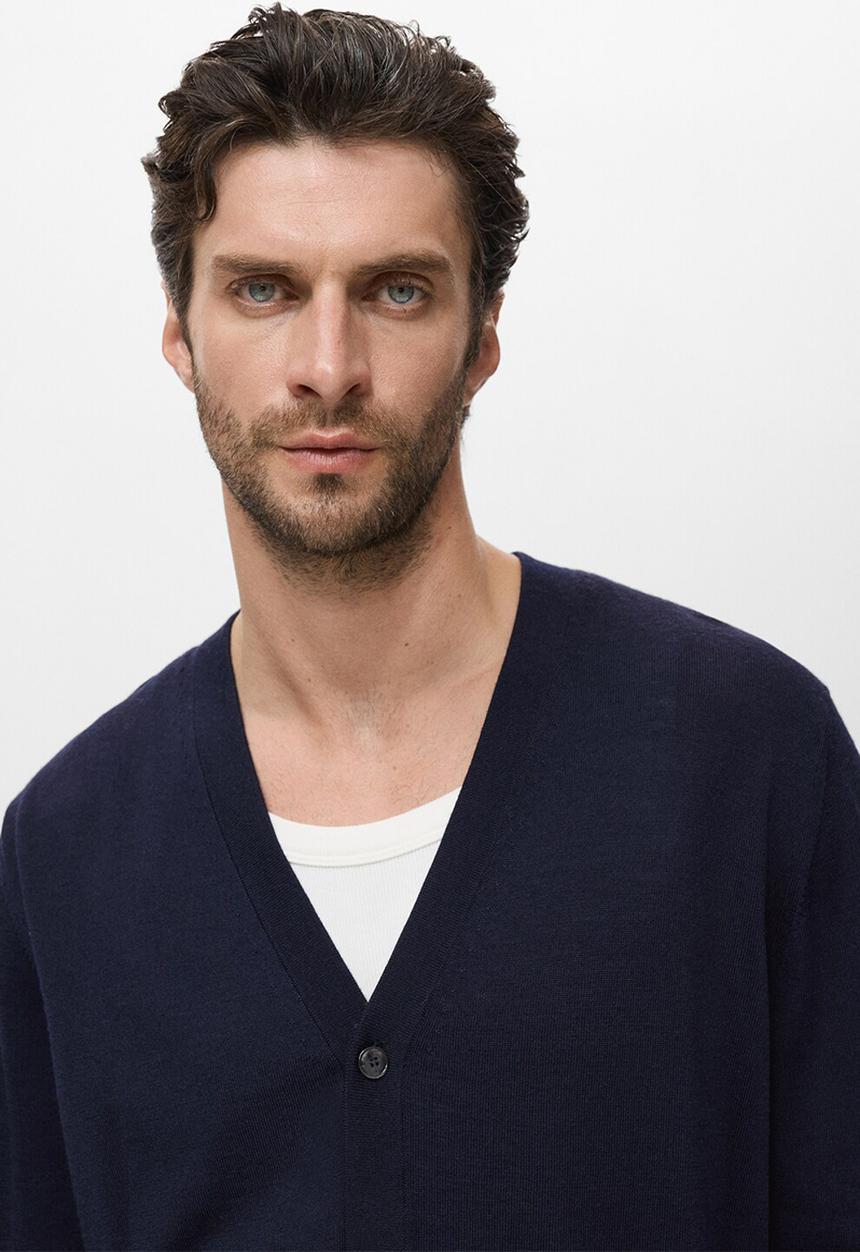MANGO - Cardigan Willyc - Navy
