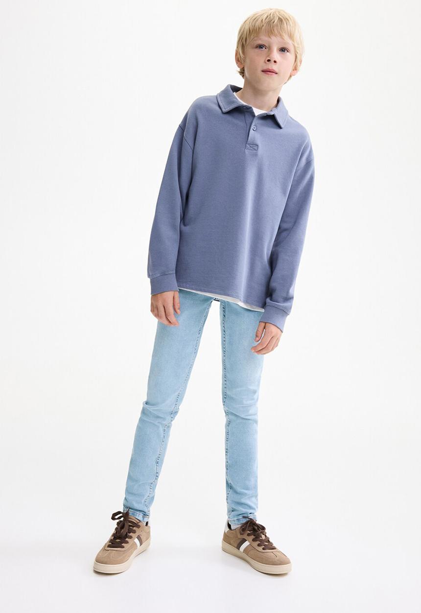 MANGO - Jeans Skinny - Open Blue